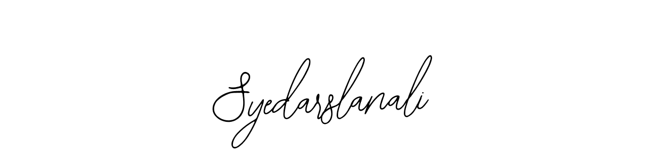 How to make Syedarslanali signature? Bearetta-2O07w is a professional autograph style. Create handwritten signature for Syedarslanali name. Syedarslanali signature style 12 images and pictures png