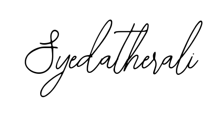 Designed for modern professionals: Syedatherali name signature crafted with Bearetta-2O07w script. Ready for digital PDF workflows. Syedatherali signature style 12 images and pictures png
