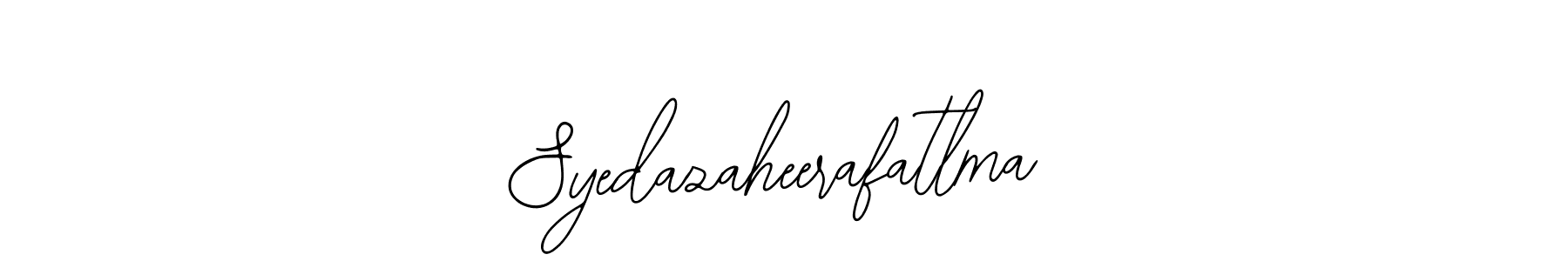 Also we have Syedazaheerafatlma name is the best signature style. Create professional handwritten signature collection using Bearetta-2O07w autograph style. Syedazaheerafatlma signature style 12 images and pictures png