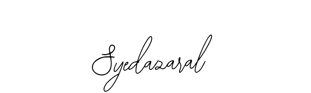 Make a short Syedazaral signature style. Manage your documents anywhere anytime using Bearetta-2O07w. Create and add eSignatures, submit forms, share and send files easily. Syedazaral signature style 12 images and pictures png