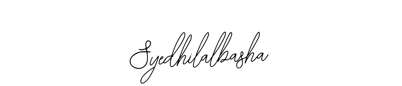 Bearetta-2O07w is a professional signature style that is perfect for those who want to add a touch of class to their signature. It is also a great choice for those who want to make their signature more unique. Get Syedhilalbasha name to fancy signature for free. Syedhilalbasha signature style 12 images and pictures png