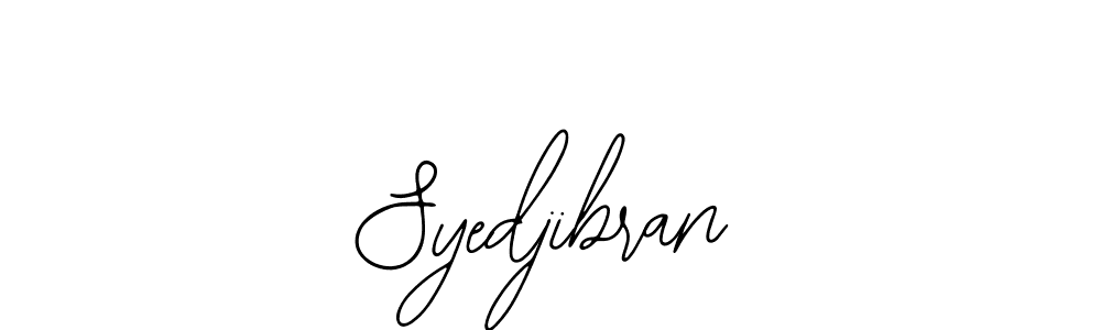 Also You can easily find your signature by using the search form. We will create Syedjibran name handwritten signature images for you free of cost using Bearetta-2O07w sign style. Syedjibran signature style 12 images and pictures png