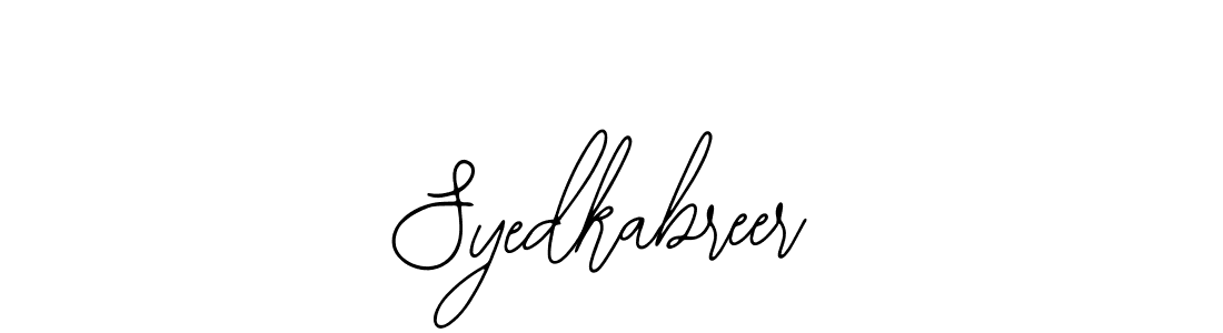 Bearetta-2O07w is a professional signature style that is perfect for those who want to add a touch of class to their signature. It is also a great choice for those who want to make their signature more unique. Get Syedkabreer name to fancy signature for free. Syedkabreer signature style 12 images and pictures png