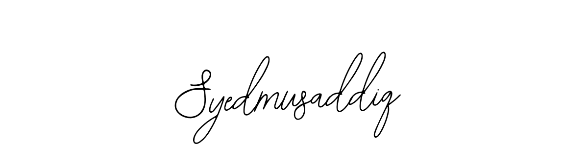How to make Syedmusaddiq signature? Bearetta-2O07w is a professional autograph style. Create handwritten signature for Syedmusaddiq name. Syedmusaddiq signature style 12 images and pictures png