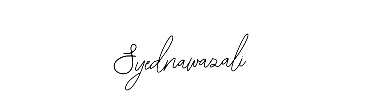 How to make Syednawazali name signature. Use Bearetta-2O07w style for creating short signs online. This is the latest handwritten sign. Syednawazali signature style 12 images and pictures png