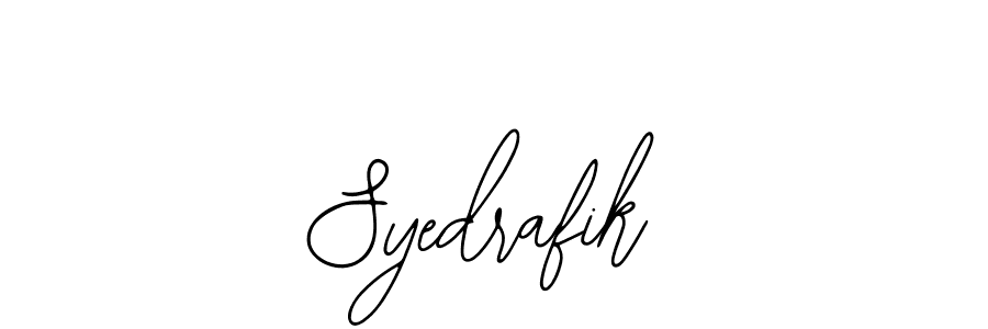 You should practise on your own different ways (Bearetta-2O07w) to write your name (Syedrafik) in signature. don't let someone else do it for you. Syedrafik signature style 12 images and pictures png