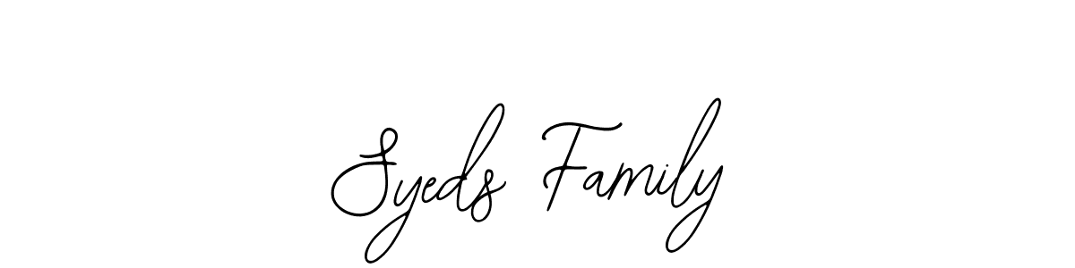 Create a beautiful signature design for name Syeds Family. With this signature (Bearetta-2O07w) fonts, you can make a handwritten signature for free. Syeds Family signature style 12 images and pictures png