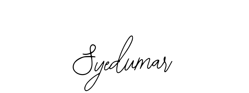 Make a beautiful signature design for name Syedumar. With this signature (Bearetta-2O07w) style, you can create a handwritten signature for free. Syedumar signature style 12 images and pictures png