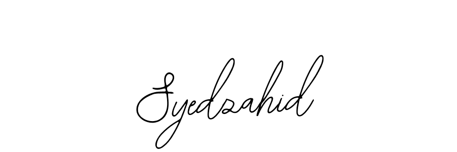 Bearetta-2O07w is a professional signature style that is perfect for those who want to add a touch of class to their signature. It is also a great choice for those who want to make their signature more unique. Get Syedzahid name to fancy signature for free. Syedzahid signature style 12 images and pictures png