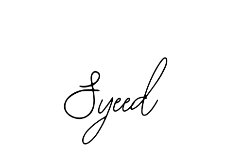 How to make Syeed signature? Bearetta-2O07w is a professional autograph style. Create handwritten signature for Syeed name. Syeed signature style 12 images and pictures png