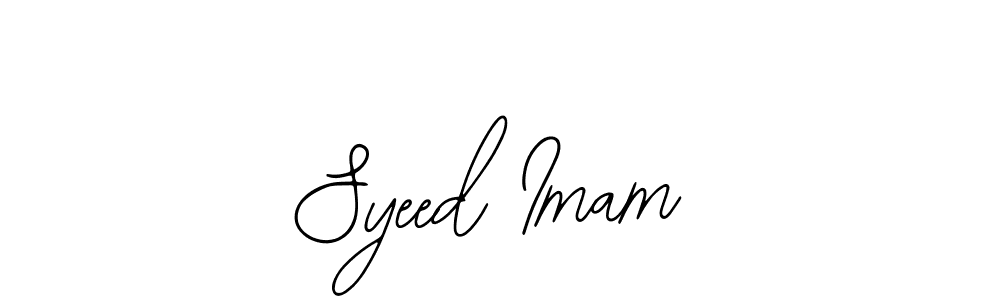 How to make Syeed Imam signature? Bearetta-2O07w is a professional autograph style. Create handwritten signature for Syeed Imam name. Syeed Imam signature style 12 images and pictures png