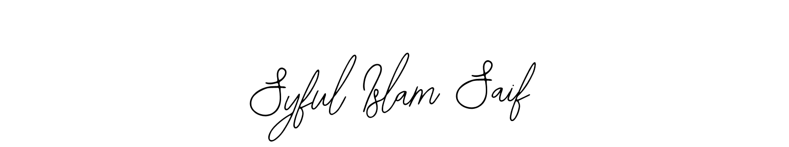 Syful Islam Saif stylish signature style. Best Handwritten Sign (Bearetta-2O07w) for my name. Handwritten Signature Collection Ideas for my name Syful Islam Saif. Syful Islam Saif signature style 12 images and pictures png