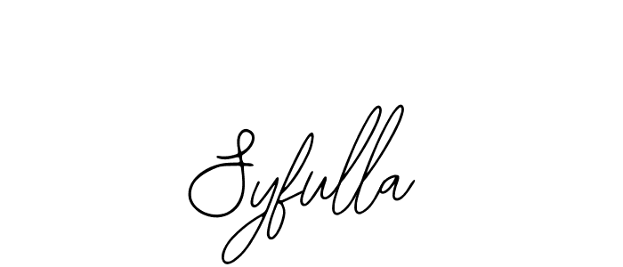 Similarly Bearetta-2O07w is the best handwritten signature design. Signature creator online .You can use it as an online autograph creator for name Syfulla. Syfulla signature style 12 images and pictures png