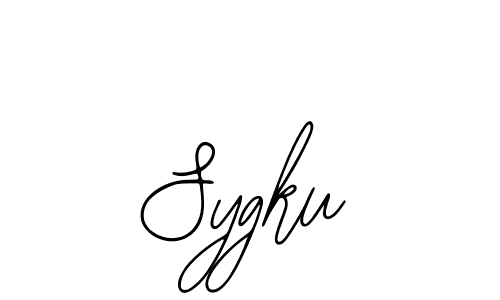 How to make Sygku signature? Bearetta-2O07w is a professional autograph style. Create handwritten signature for Sygku name. Sygku signature style 12 images and pictures png