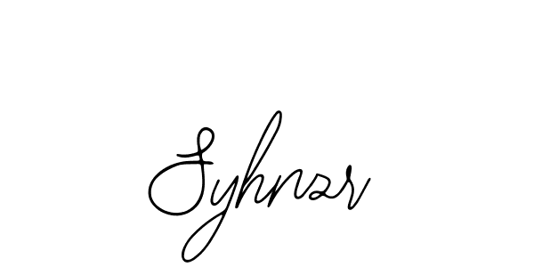 Design your own signature with our free online signature maker. With this signature software, you can create a handwritten (Bearetta-2O07w) signature for name Syhnzr. Syhnzr signature style 12 images and pictures png