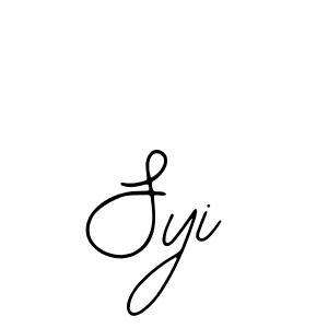Syi stylish signature style. Best Handwritten Sign (Bearetta-2O07w) for my name. Handwritten Signature Collection Ideas for my name Syi. Syi signature style 12 images and pictures png