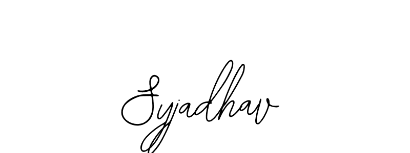 Make a beautiful signature design for name Syjadhav. With this signature (Bearetta-2O07w) style, you can create a handwritten signature for free. Syjadhav signature style 12 images and pictures png