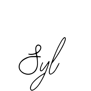 Syl stylish signature style. Best Handwritten Sign (Bearetta-2O07w) for my name. Handwritten Signature Collection Ideas for my name Syl. Syl signature style 12 images and pictures png