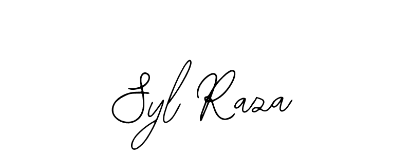 Similarly Bearetta-2O07w is the best handwritten signature design. Signature creator online .You can use it as an online autograph creator for name Syl Raza. Syl Raza signature style 12 images and pictures png