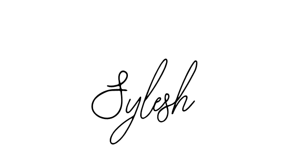 How to make Sylesh name signature. Use Bearetta-2O07w style for creating short signs online. This is the latest handwritten sign. Sylesh signature style 12 images and pictures png