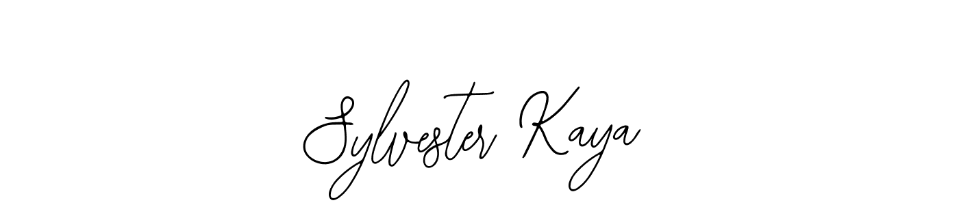 It looks lik you need a new signature style for name Sylvester Kaya. Design unique handwritten (Bearetta-2O07w) signature with our free signature maker in just a few clicks. Sylvester Kaya signature style 12 images and pictures png