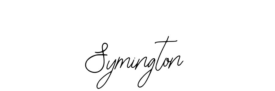 Make a beautiful signature design for name Symington. With this signature (Bearetta-2O07w) style, you can create a handwritten signature for free. Symington signature style 12 images and pictures png