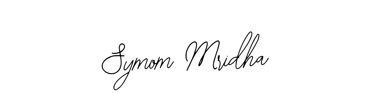 Similarly Bearetta-2O07w is the best handwritten signature design. Signature creator online .You can use it as an online autograph creator for name Symom Mridha. Symom Mridha signature style 12 images and pictures png