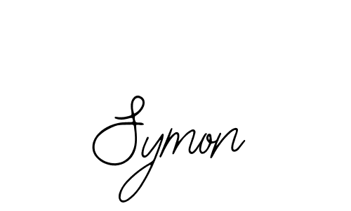How to make Symon name signature. Use Bearetta-2O07w style for creating short signs online. This is the latest handwritten sign. Symon signature style 12 images and pictures png
