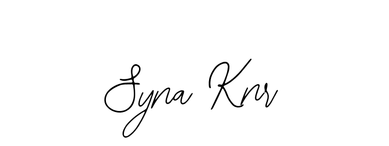 Use a signature maker to create a handwritten signature online. With this signature software, you can design (Bearetta-2O07w) your own signature for name Syna Knr. Syna Knr signature style 12 images and pictures png