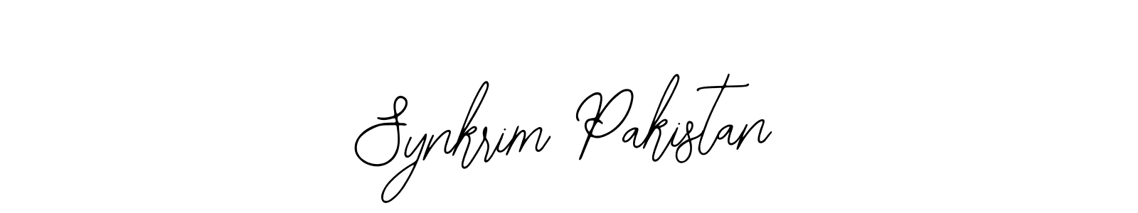 How to Draw Synkrim Pakistan signature style? Bearetta-2O07w is a latest design signature styles for name Synkrim Pakistan. Synkrim Pakistan signature style 12 images and pictures png