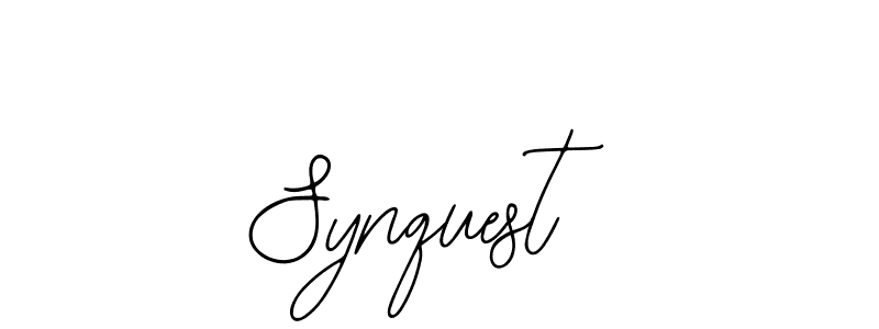 How to make Synquest name signature. Use Bearetta-2O07w style for creating short signs online. This is the latest handwritten sign. Synquest signature style 12 images and pictures png