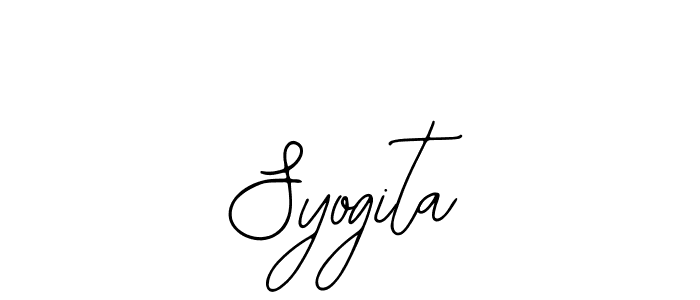 Syogita stylish signature style. Best Handwritten Sign (Bearetta-2O07w) for my name. Handwritten Signature Collection Ideas for my name Syogita. Syogita signature style 12 images and pictures png