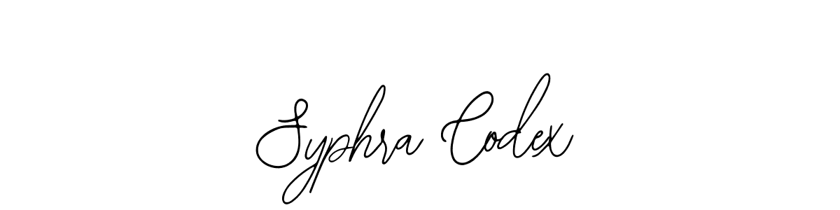 Syphra Codex stylish signature style. Best Handwritten Sign (Bearetta-2O07w) for my name. Handwritten Signature Collection Ideas for my name Syphra Codex. Syphra Codex signature style 12 images and pictures png
