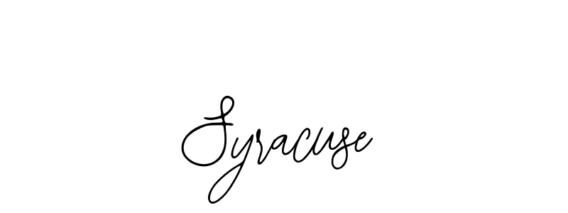 Also You can easily find your signature by using the search form. We will create Syracuse name handwritten signature images for you free of cost using Bearetta-2O07w sign style. Syracuse signature style 12 images and pictures png