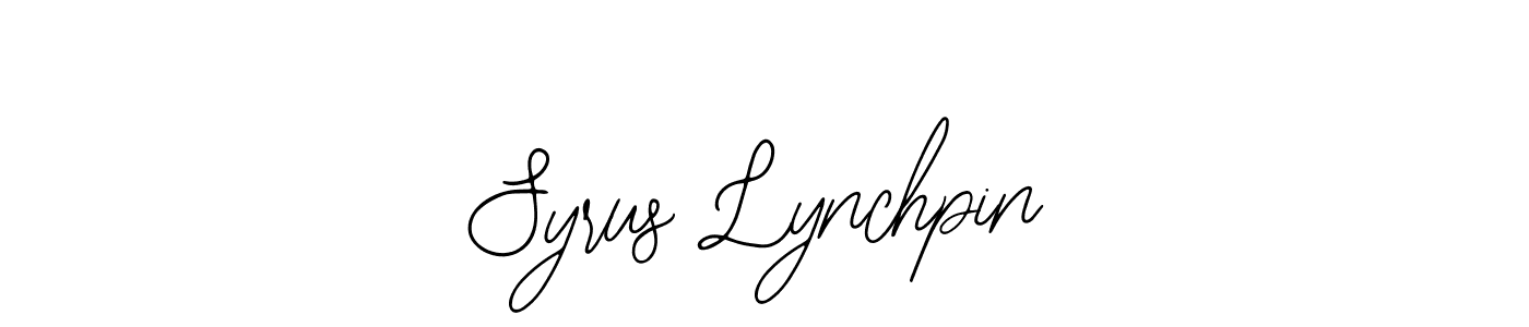 Here are the top 10 professional signature styles for the name Syrus Lynchpin. These are the best autograph styles you can use for your name. Syrus Lynchpin signature style 12 images and pictures png
