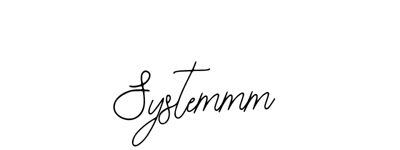 How to make Systemmm signature? Bearetta-2O07w is a professional autograph style. Create handwritten signature for Systemmm name. Systemmm signature style 12 images and pictures png