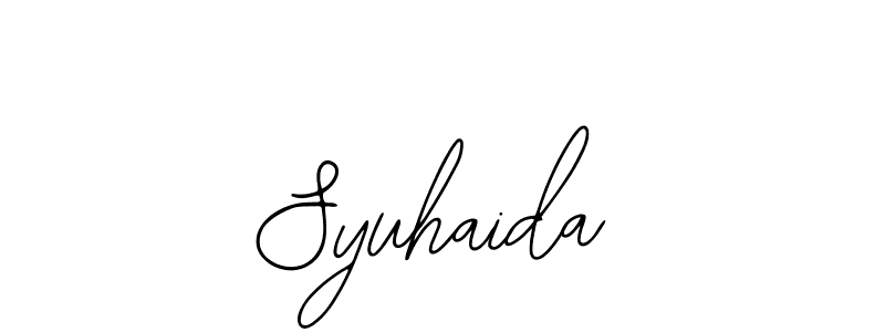 It looks lik you need a new signature style for name Syuhaida. Design unique handwritten (Bearetta-2O07w) signature with our free signature maker in just a few clicks. Syuhaida signature style 12 images and pictures png