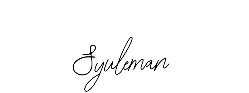 Also we have Syuleman name is the best signature style. Create professional handwritten signature collection using Bearetta-2O07w autograph style. Syuleman signature style 12 images and pictures png