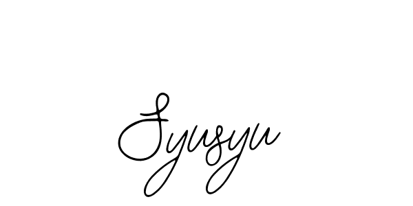 Syusyu stylish signature style. Best Handwritten Sign (Bearetta-2O07w) for my name. Handwritten Signature Collection Ideas for my name Syusyu. Syusyu signature style 12 images and pictures png