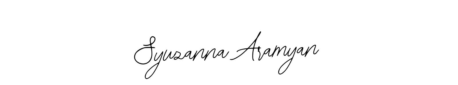 Design your own signature with our free online signature maker. With this signature software, you can create a handwritten (Bearetta-2O07w) signature for name Syuzanna Aramyan. Syuzanna Aramyan signature style 12 images and pictures png