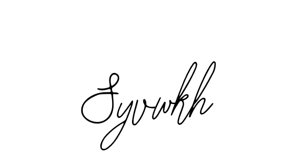 Design your own signature with our free online signature maker. With this signature software, you can create a handwritten (Bearetta-2O07w) signature for name Syvwkh. Syvwkh signature style 12 images and pictures png