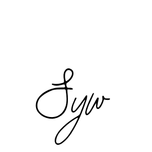 Also we have Syw name is the best signature style. Create professional handwritten signature collection using Bearetta-2O07w autograph style. Syw signature style 12 images and pictures png