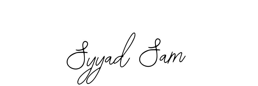 Syyad Sam stylish signature style. Best Handwritten Sign (Bearetta-2O07w) for my name. Handwritten Signature Collection Ideas for my name Syyad Sam. Syyad Sam signature style 12 images and pictures png