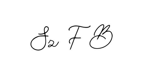 Also we have Sz F B name is the best signature style. Create professional handwritten signature collection using Bearetta-2O07w autograph style. Sz F B signature style 12 images and pictures png