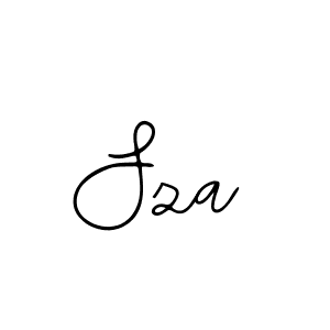 Bearetta-2O07w is a professional signature style that is perfect for those who want to add a touch of class to their signature. It is also a great choice for those who want to make their signature more unique. Get Sza name to fancy signature for free. Sza signature style 12 images and pictures png