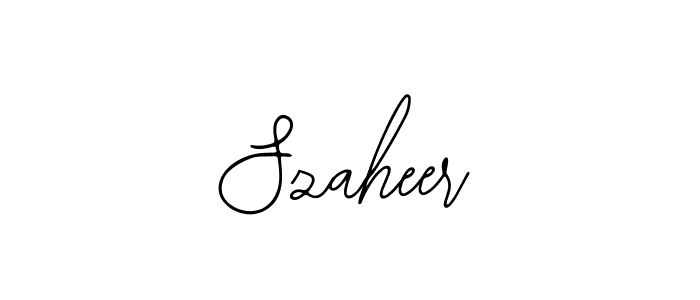 Make a beautiful signature design for name Szaheer. Use this online signature maker to create a handwritten signature for free. Szaheer signature style 12 images and pictures png