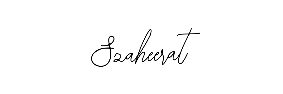 Bearetta-2O07w is a professional signature style that is perfect for those who want to add a touch of class to their signature. It is also a great choice for those who want to make their signature more unique. Get Szaheerat name to fancy signature for free. Szaheerat signature style 12 images and pictures png