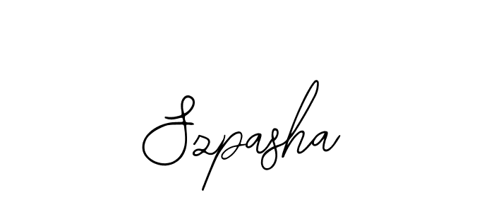 Bearetta-2O07w is a professional signature style that is perfect for those who want to add a touch of class to their signature. It is also a great choice for those who want to make their signature more unique. Get Szpasha name to fancy signature for free. Szpasha signature style 12 images and pictures png