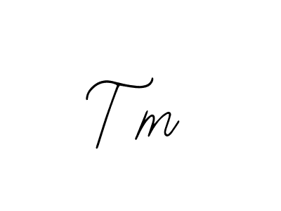Use a signature maker to create a handwritten signature online. With this signature software, you can design (Bearetta-2O07w) your own signature for name T m. T m signature style 12 images and pictures png
