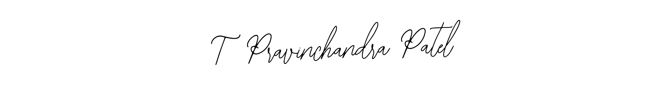 if you are searching for the best signature style for your name T  Pravinchandra Patel. so please give up your signature search. here we have designed multiple signature styles  using Bearetta-2O07w. T  Pravinchandra Patel signature style 12 images and pictures png